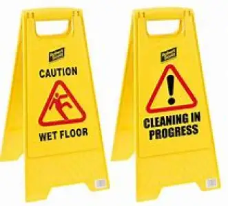 Cleaning In Progress/Wet Floor Sign