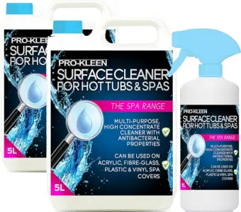 Hot Tub Spa Antibacterial Surface Cleaner 5 Litre + 1 Litre Trigger Spray - Prokleen
